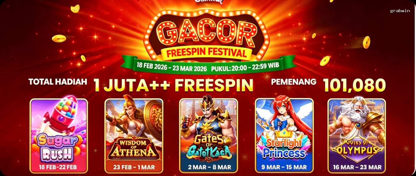 Login grabwin Sekarang Bonus Melimpah